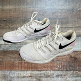 Pre-Owned Nike Zoom White Pink Heel Sneakers- Size 9 (see notes)