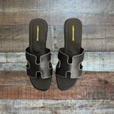 Lemonade Black Francis Sandal NWOT - Size 8.5
