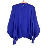 Free People Purple Mock Neck Sweater- Size S (see notes)