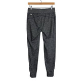 Zella Gray Space Dye with Zipper Pockets Drawstring Joggers- Size S (Inseam 30”)