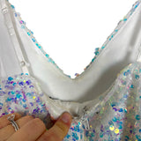 Windsor White Sequins Mini Dress- Size XS (see notes, sold out online!)