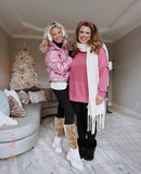 TCEC Pink Metallic Jacket NWT - Size M