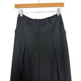 Few Moda x Carly A. Riordan Black Front Open Pleated Wide Leg Pants NWT- Size 0