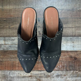 Report Black Studded Mules- Size 7 (see notes)