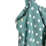 Pink Lily Green/White Polka Dots with Tie Smocked Maxi Dress- Size S (see notes, sold out online)