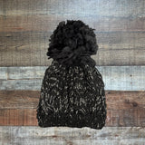 No Brand Black/Silver Sparkle Beanie