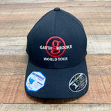 One Ten Flexfit Tech Black Garth Brooks World Tour Baseball Cap NWT