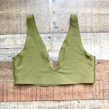 Parade Olive Plunge Bralette- Size M