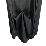 Proenza Schouler Black Silk Blend Textured Knit with Back Cut Outs and Ties Dress- Size 2 (see notes)