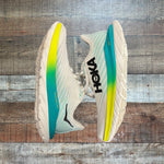 Hoka White Mach 5 Sneakers - Size 7.5B
