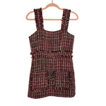 Olivaceous Tweed Mini Dress - Size S