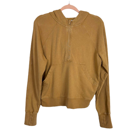 Joy Lab Sand Quarter Zip Hoodie - Size S