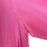 Tibi Pink Satin Exposed Back Zipper Sleeve Dress- Size 12 (see notes)