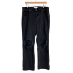Abercrombie & Fitch Black Distressed Curve Love Low Rise 90's Baggy Jeans-Size 32/14 (Inseam 30.5”, sold out online)