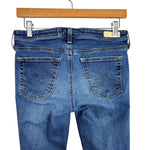 AG Adriano Goldschmied The Legging Ankle Super Skinny Distressed Raw Hem Jeans- Size 27R (Inseam 27”)