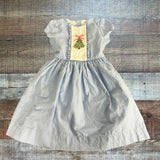 Bailey Boys Blue Christmas Tree Dress - Size 5