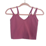 Five the Label Pink Split Strap Sports Bra- Size XS