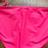 OP Hot Pink Side Tie Bikini Bottoms- Size ~S (no size tag, fits like S (see notes)