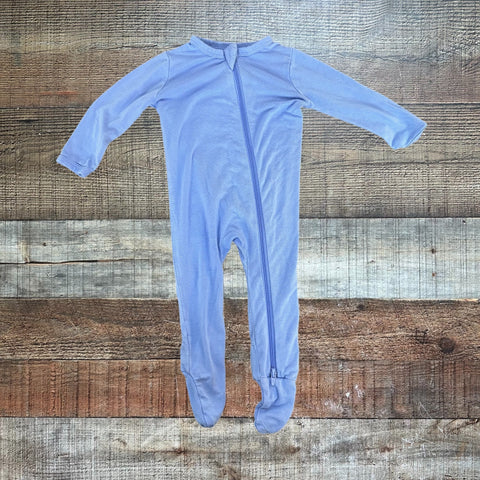 Kyte Baby Periwinkle Zip Up Footie Outfit - Size 3-6M
