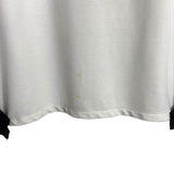 Zara Trafaluc White/Black Side Zipper Top - Size S (See Notes)