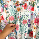 Gibson Latimer White Floral Dress- Size XXL