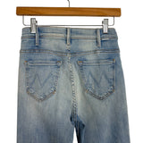 MOTHER The Hustler Ankle Chew Distressed Jeans- Size 25 (Inseam 26”)
