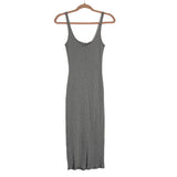 Rolla Coster Grey Ribbed Fitted Dress - Size M