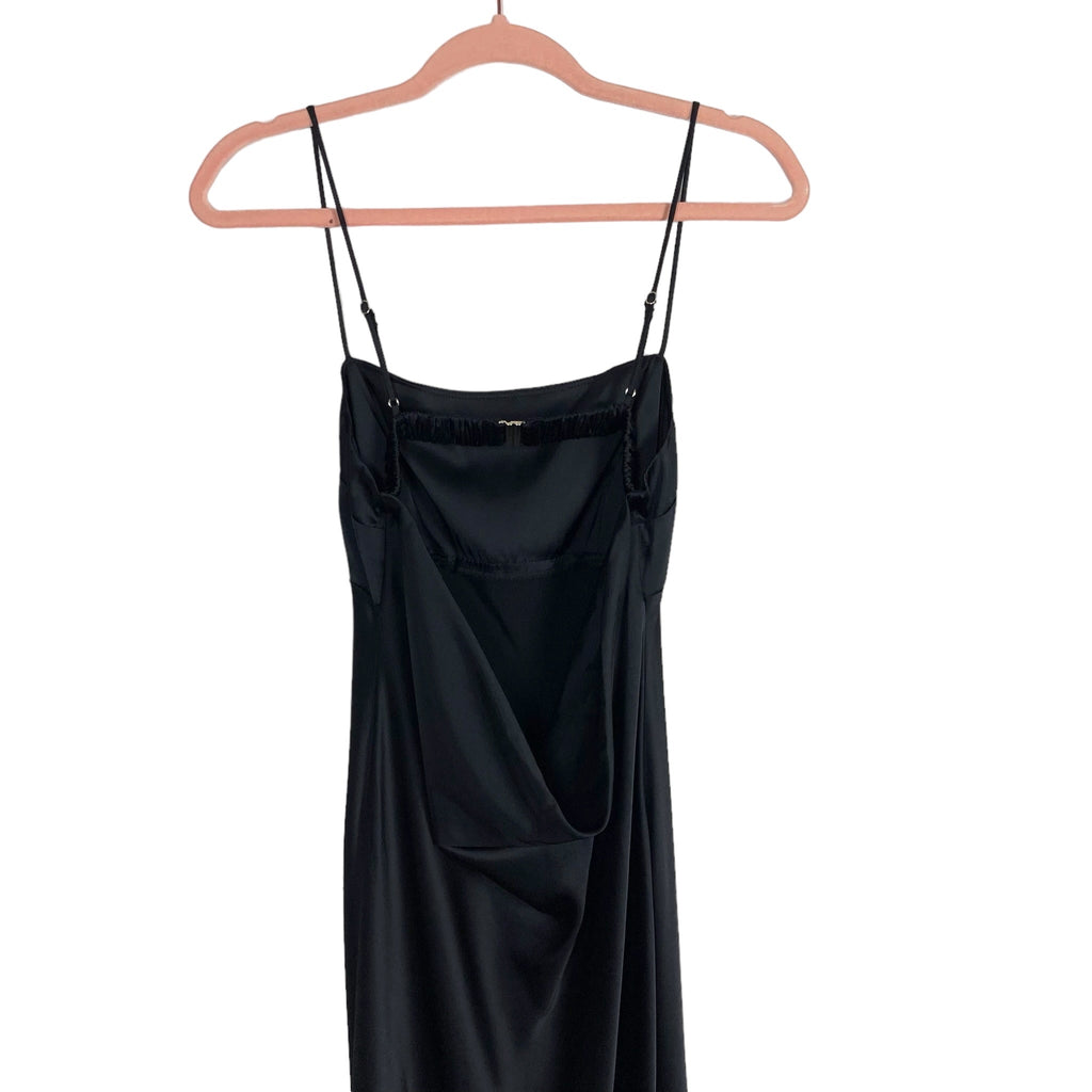 Abercrombie & Fitch Black Satin Exposed Back Dress NWT- Size S The Saved Collection Abercrombie & Fitch Black Satin Exposed Back Dress NWT- Size S The Saved Collection