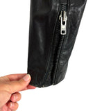 Mackage Black Lambskin Leather Jacket- Size XXS