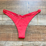 Beach Bunny Red Serena Tango Bikini Bottoms NWT- Size XL (we have matching top)