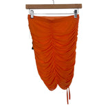 Lulus Orange Cinched Skirt NWT- Size S (we have matching top)