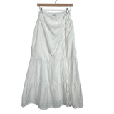 Peixoto White Swiss Dot Slit Skirt- Size XL (we have matching top)