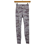 Lululemon Purple Camo Ribbed Leggings - Size 4 (Inseam 27")