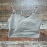 No Brand Slate Cropped Tank- Size ~S (see notes)