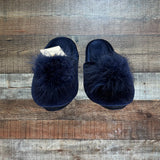 BCTEX Navy Blue Slippers NWT - Size US 9-10