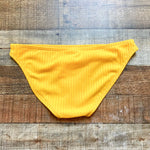 Xhilaration Yellow Textured Bikini Bottoms- Size M (we have matching top)