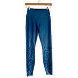 Good American Blue/Blue Animal Print Ombre High Waist Leggings - Size 1 (Inseam 27”, we have matching sports bra)