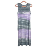 Mystree Gray/Light Purple Alex Tank Dress NWT- Size M