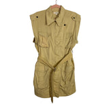 Elan Tan Belted Cargo Dress - Size S