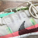 Nike White and Neon Crater Impact Sneakers- Size 7.5 (see notes)