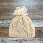 Sole Society Cream Knit Beanie