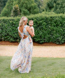 Aakaa Floral Back Tie Dress NWT- Size M