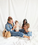 The Simple Folk Oversized Denim Pinafore-Size 6-7Y (see notes, sold out online, we have matching toddler dress)