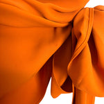 Amanda Uprichard Burnt Orange One Shoulder Tie Top - Size XS (See Notes)