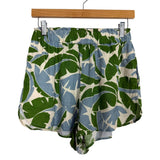 Trovata Birds of Paradis Leaf Printed Linen Shorts- Size XS (sold out online, we have matching top)