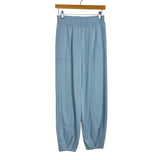 No Brand Light Blue Knit Barrel Pants - Size M (Inseam 25")