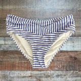 Time And Tru White/Blue Cross Waist Swim Bottom - Size S(4-6) (We Have Matching Top!)