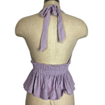 Ocean Drive Lilac Halter Top - Size S (See Notes)