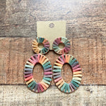 The Cypress Earring in Pastel Rainbow (New in Bag)