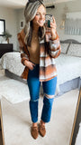 Pulse Brown and Rust Plaid Shacket- Size XS (sold out online)